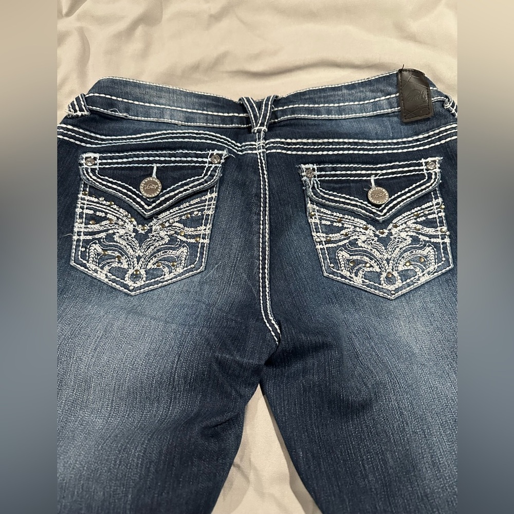 Vanity skinny jeans , like new, size 29waist 32 length